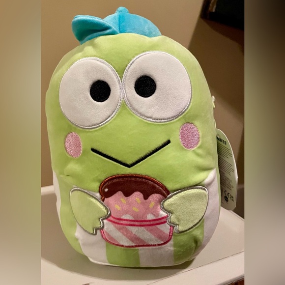 Squishmallow Keroppi Foodie Hello Kitty and Friends by Sanrio 8.5” - Picture 1 of 6